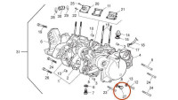 Olieaftapschroef (koppelingsdeksel) Piaggio OEM Olieaftapschroef (koppelingsdeksel) Piaggio OEM