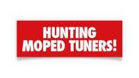 Sticker ".... Hunting Moped Tuners"