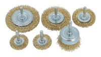 Set ronde borstels van staaldraad – Silverline Set ronde borstels van staaldraad – Silverline