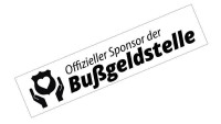 Sticker "Officiële sponsor van de boete-instantie"" Sticker "Officiële sponsor van de boete-instantie""