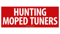 Ananas-sticker "Hunting Moped Tuners"