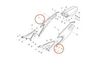 Piaggio OEM-bekledingsschroef Piaggio OEM-bekledingsschroef