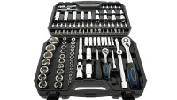 Professionele set met steeksleutels en ratels Professionele set met steeksleutels en ratels