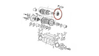 Hoofdlager tussenas Piaggio OEM