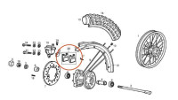 Remblokken Piaggio OEM