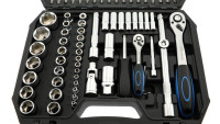 Professionele set met steeksleutels en ratels Professionele set met steeksleutels en ratels