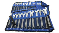 Set ring- en steeksleutels Silverline Set ring- en steeksleutels Silverline