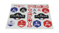 De KRM-stickerset