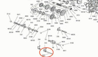 Schakelvorkpen Minarelli OEM