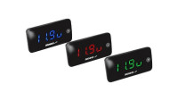 Temperatuurmeter & voltmeter KOSO Slim Style New Generation