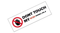 Sticker: 'Don't touch my Rieju'