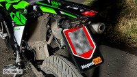 Kentekenplaathouder + achterlicht Black Line Motoflow