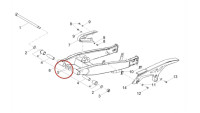 Afstandsschijf Piaggio OEM