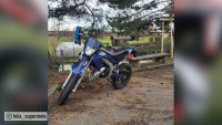 Uitlaatsysteem Voca Chromed 50/70 cc cross