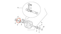O-ring krukas Minarelli OEM O-ring krukas Minarelli OEM