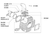 Polini aluminium sportcilinderkit