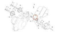 Afdichting (O-ring) oliepomp Piaggio OEM Afdichting (O-ring) oliepomp Piaggio OEM