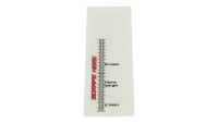 Sticker "Hier schrapken""