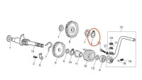 Borgring / Seeger-ring voor starttandwiel Piaggio OEM Borgring / Seeger-ring voor starttandwiel Piaggio OEM