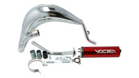 Uitlaatsysteem Voca Chromed 50/70 cc cross